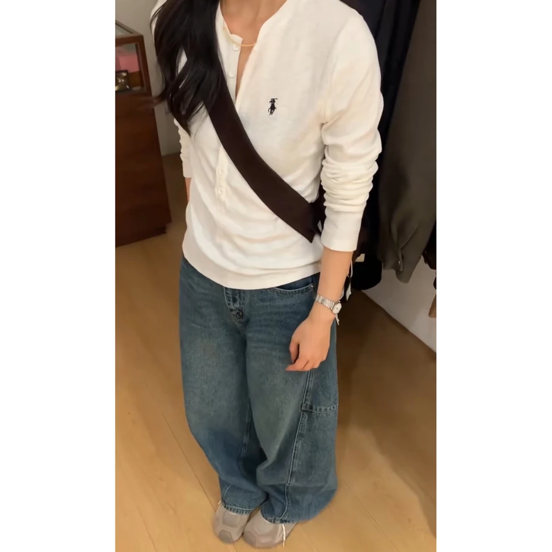 欧货长袖t恤内搭打底衫女2025新款秋冬修身韩系chic别致百搭上衣