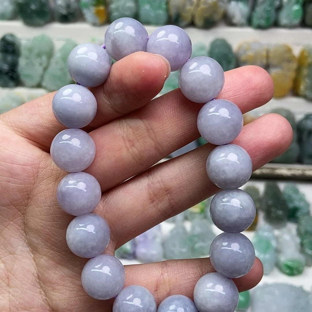 翡翠未镶嵌吊坠(赠链)13mm