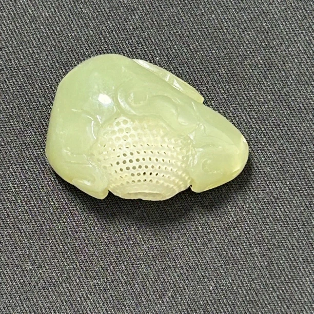 【余公子】和田玉金鱼香囊鱼篓香囊，做工精细13.9克34.1*24.9*14.7