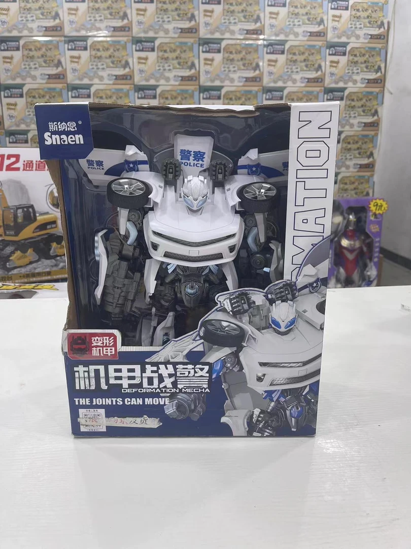 【艾】可拼装可变形的白色战警玩具（电商盒发货）