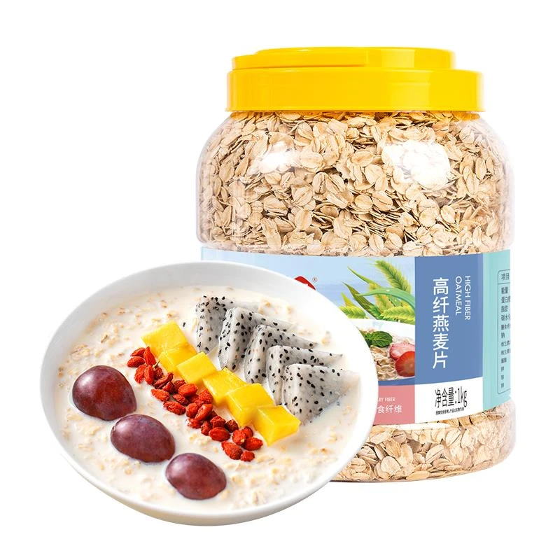 福事多2斤装高纤营养燕麦片早餐冲饮即食健身代餐饱腹懒人速食品