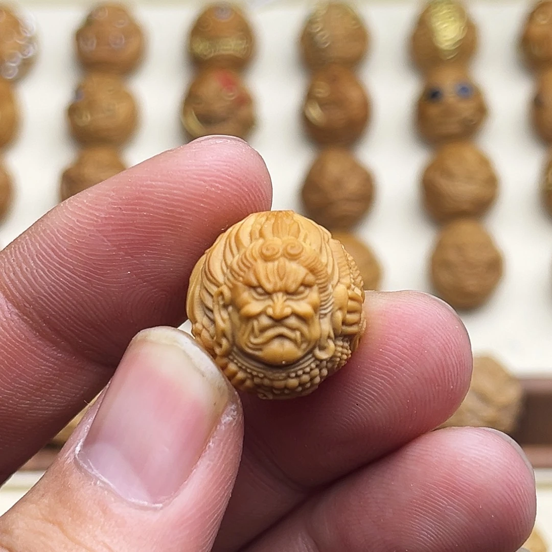 猴头核桃吊坠御龙不动冥王17