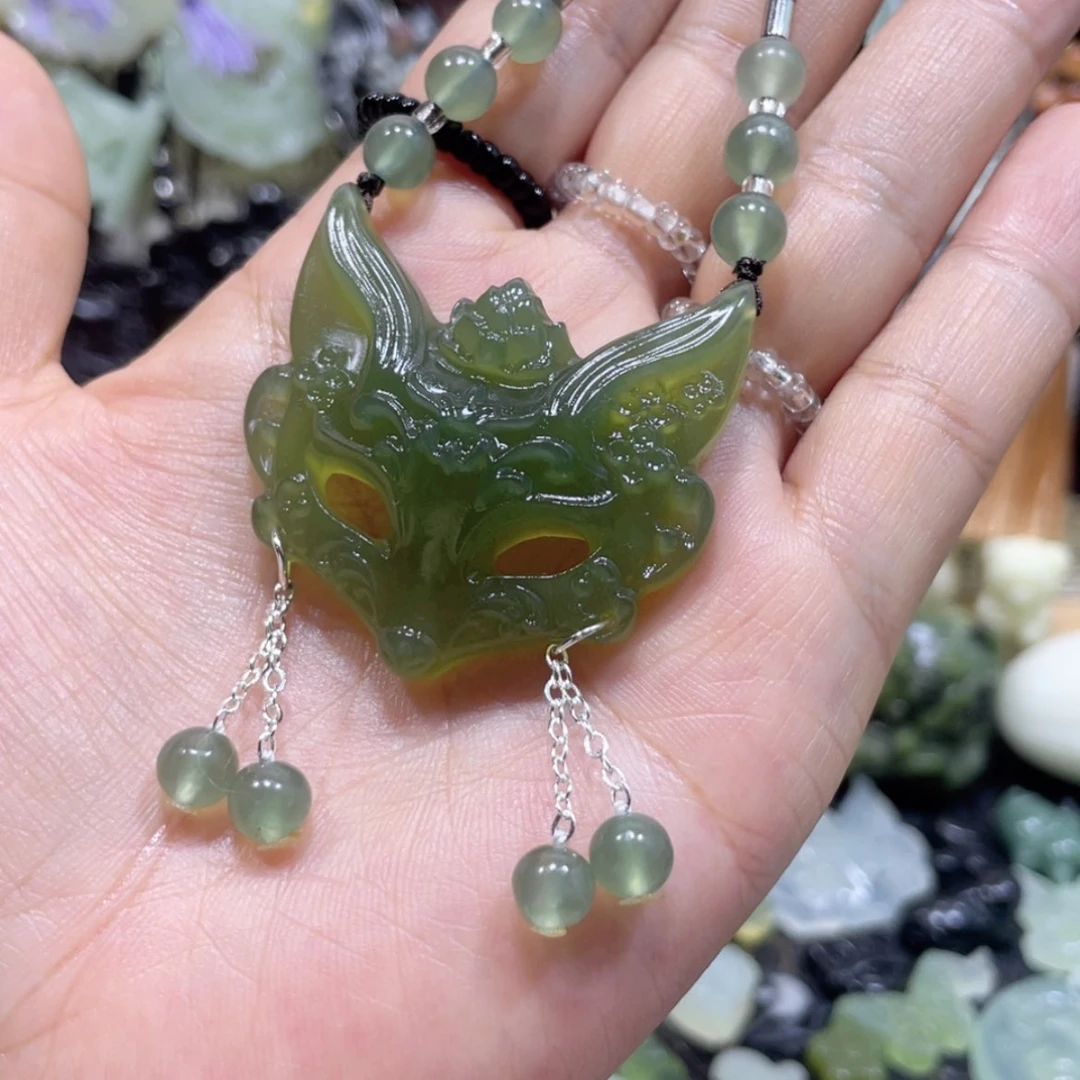 【闪购商品】岫玉未镶嵌颈饰35吊坠