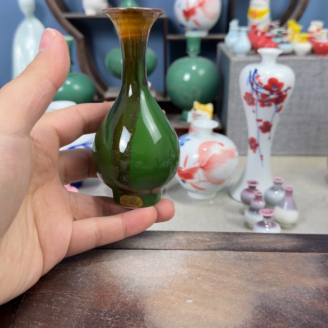 陶瓷手工小花器摆件