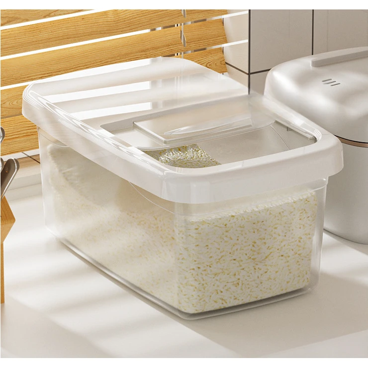 高端家用米桶防虫防潮三十斤装米缸大米收纳盒储米箱面粉容器