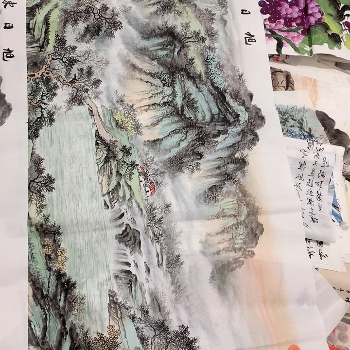 国画纸本艺术作品