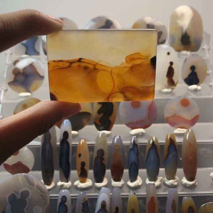 玛瑙/玉髓合金珠宝半成品35