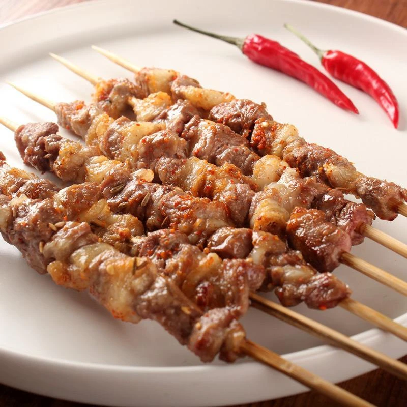 (手工鲜串)纯羊肉串600g/30串