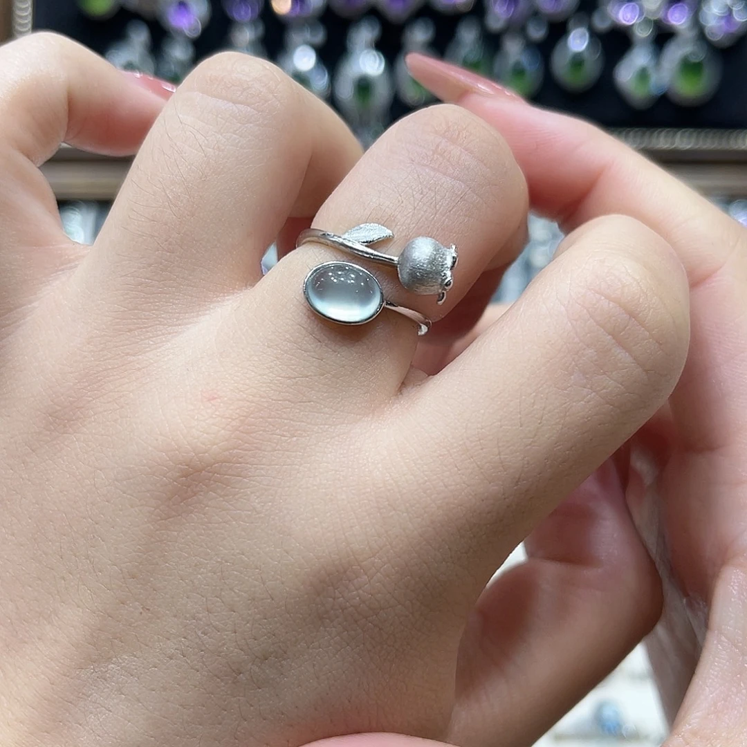 银S925镶嵌紫晶戒指