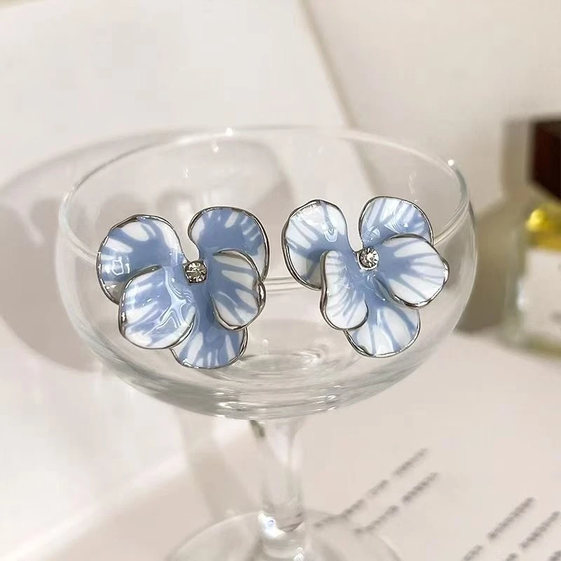 合金耳饰 【荣荣】ED461  2025项链时尚百搭耳钉