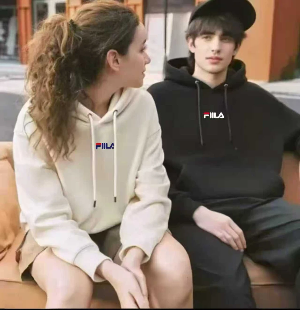 F 潮流时尚简约休闲连帽卫衣 男女情侣款 / FLM001