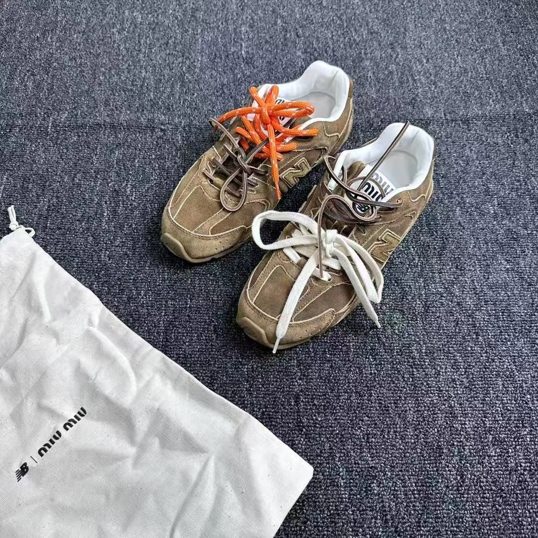 99新 MIU MIU/缪缪 /葡萄籽奢潮/NB530系列德迅鞋/35.5码