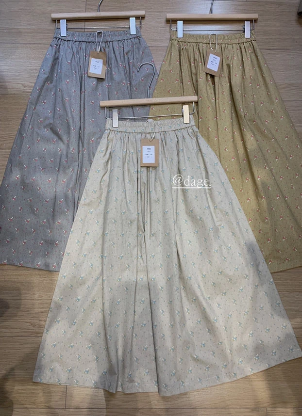 叨叨推荐款 DG#3032#花半身裙（春季新款）FL