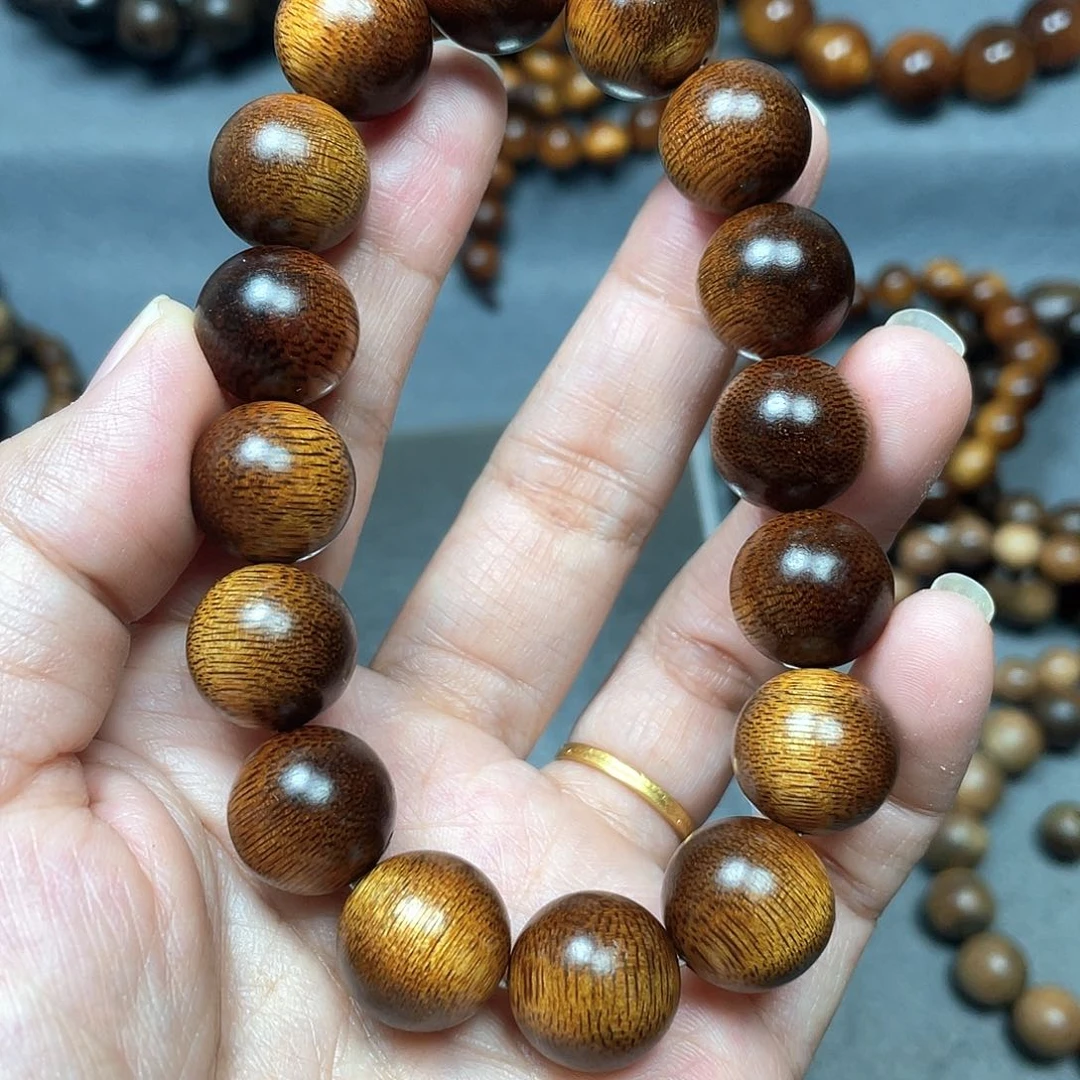 沉香手串富森红土1.4