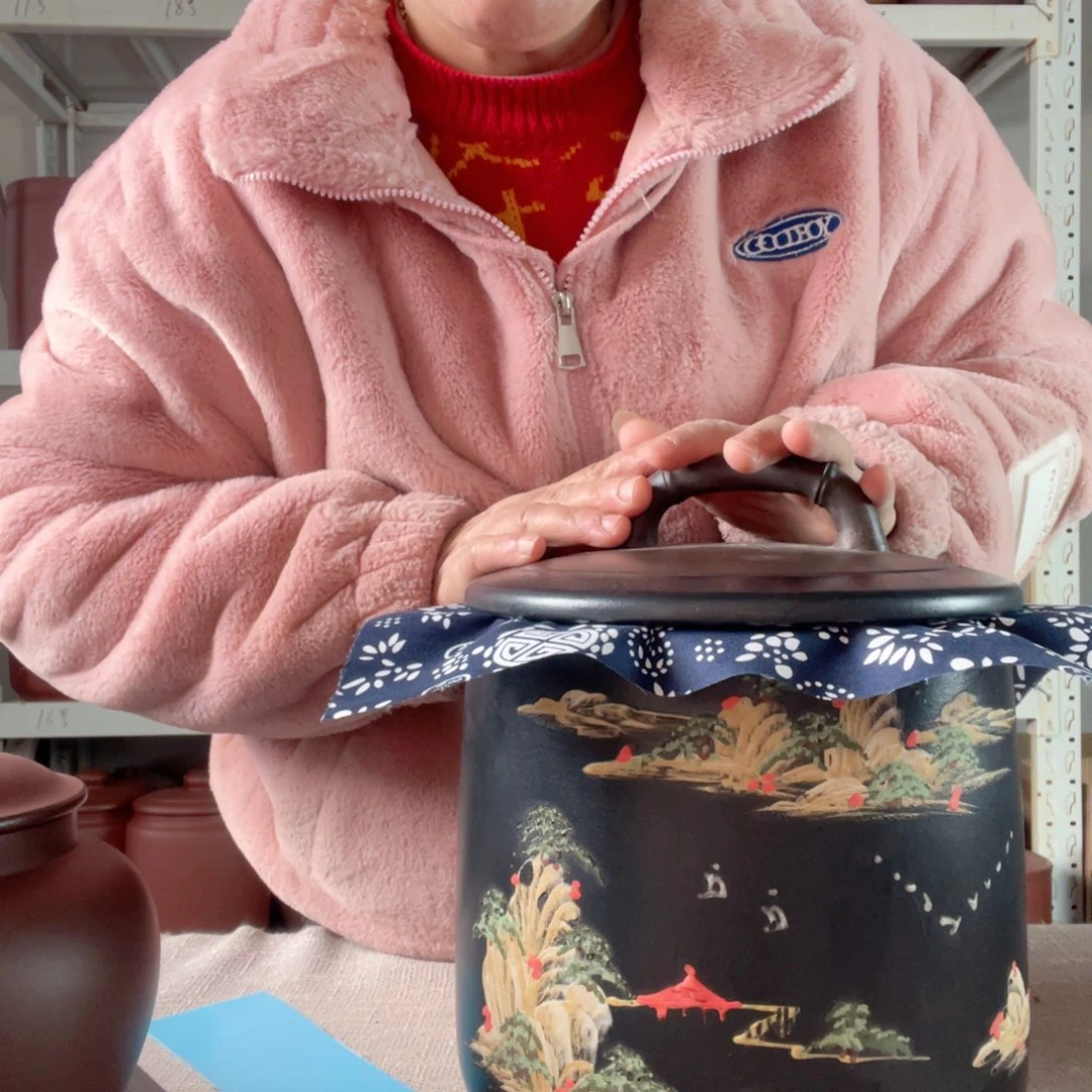 紫砂茶叶罐今天晚上