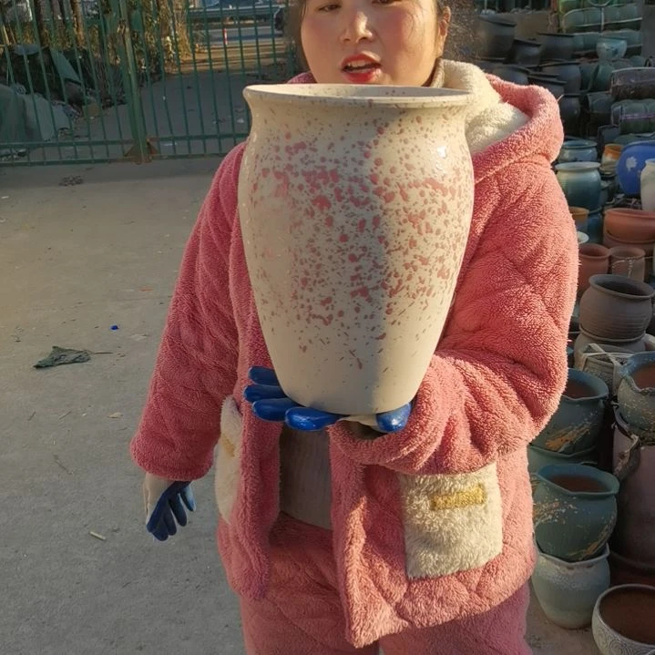 红陶口20高29瑕疵