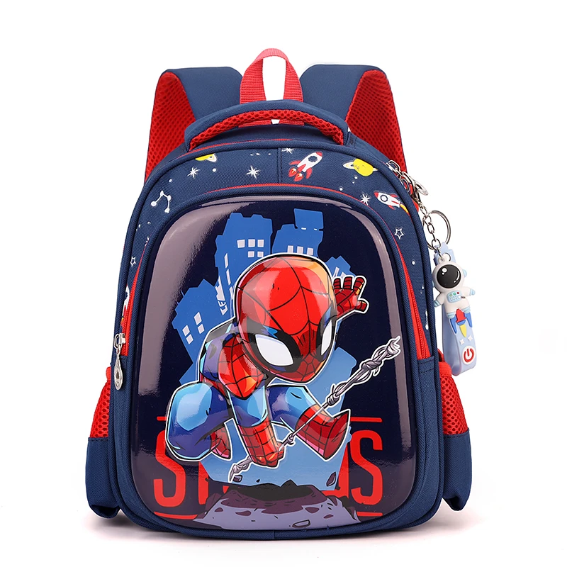 新款蜘蛛侠书包幼儿园男孩2-5岁小中班卡通可爱女童库洛米双肩包