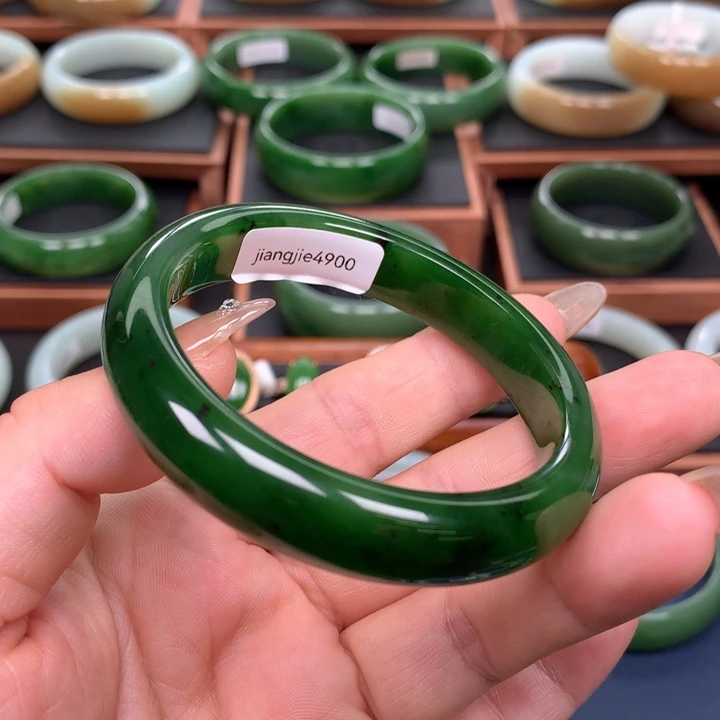 和田玉（碧玉）5758圈口未镶嵌