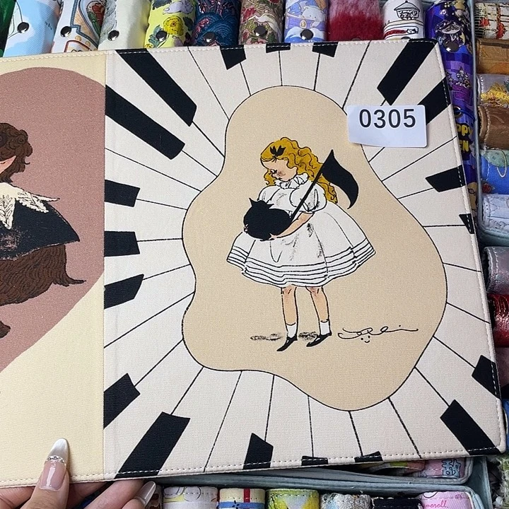 织绣B5 活页送纸0305