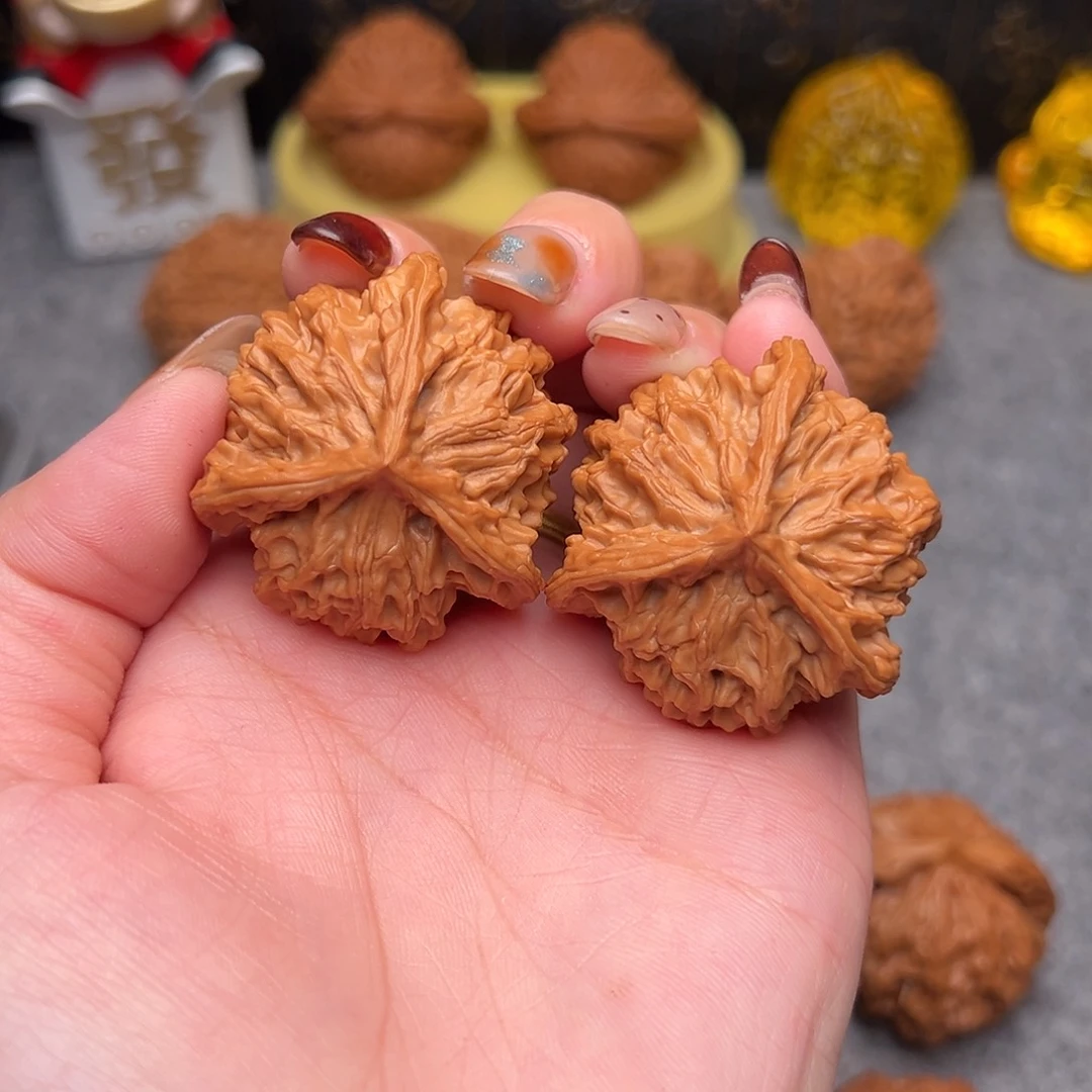 把件文玩核桃毕业精品精配盘山奔奔39全品 绝配