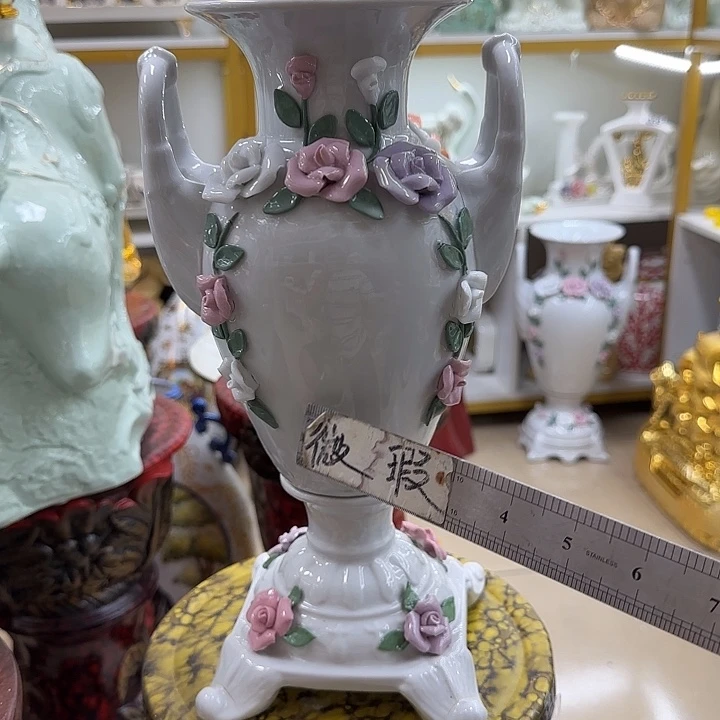 摆件微瑕陶瓷介意勿拍