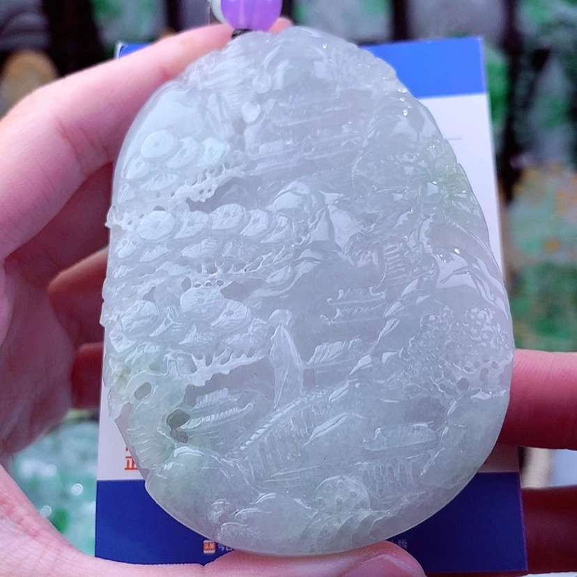 【闪购商品】翡翠颈饰未镶嵌挂件