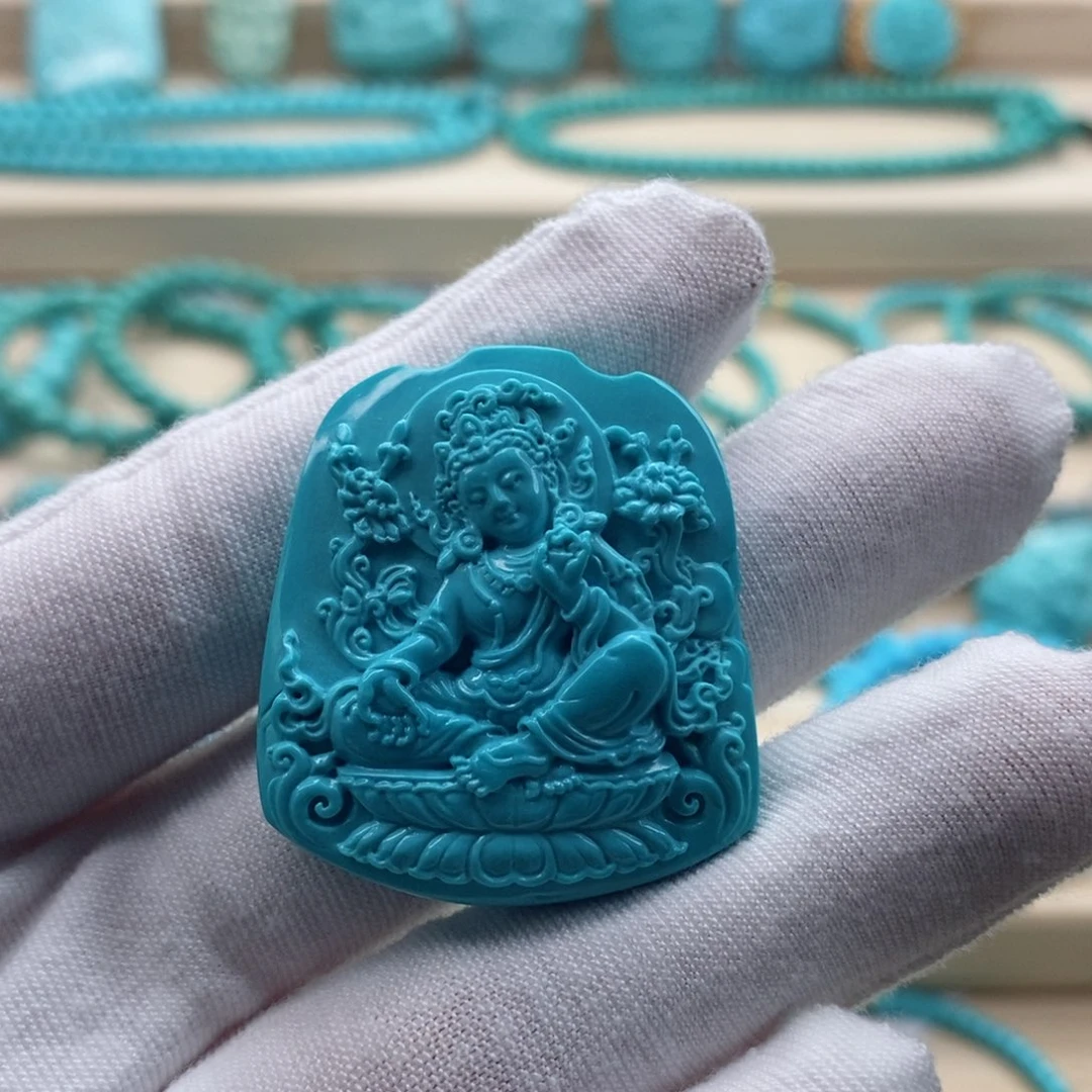 绿松石珠宝奇石未镶嵌