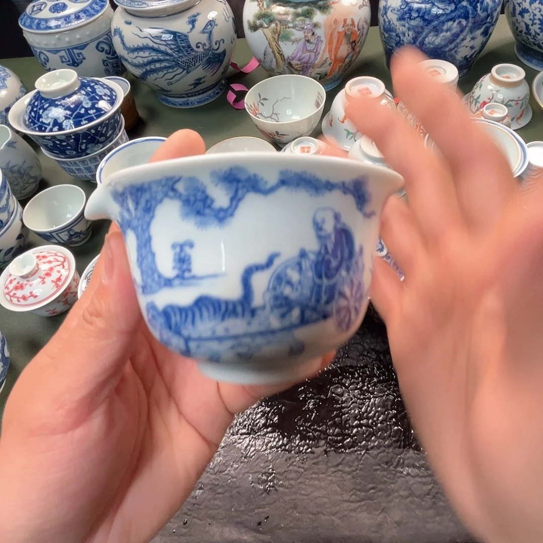 杯青花瓷器青花瓷器
