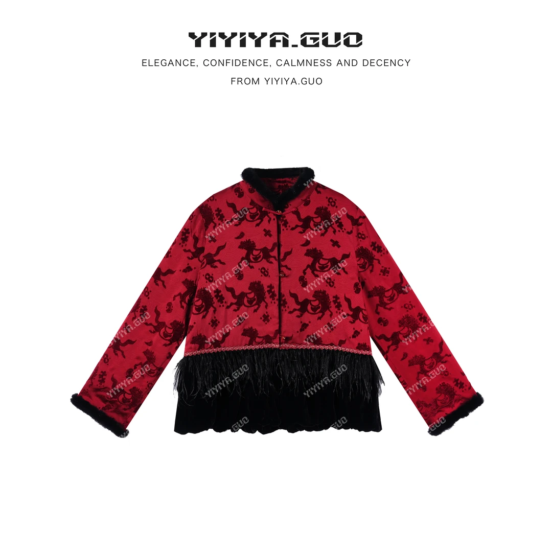 yiyiya.Guo艺艺吖新中式中国风直襟外套090175SS52