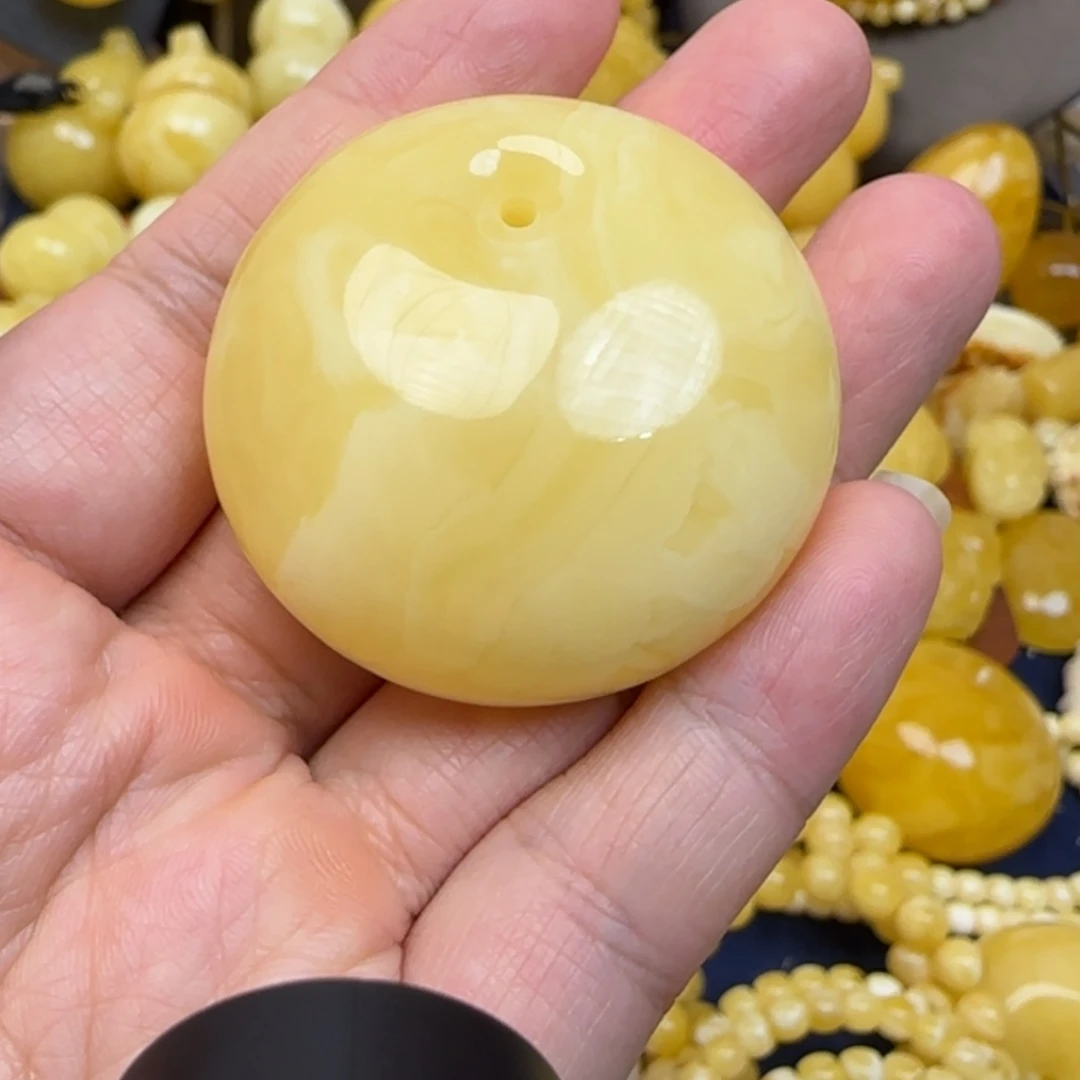 蜜蜡颈饰未镶嵌天然蜜蜡