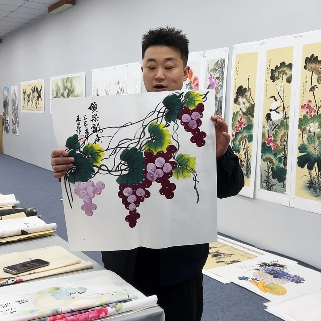 国画国画作品宣纸纯手绘