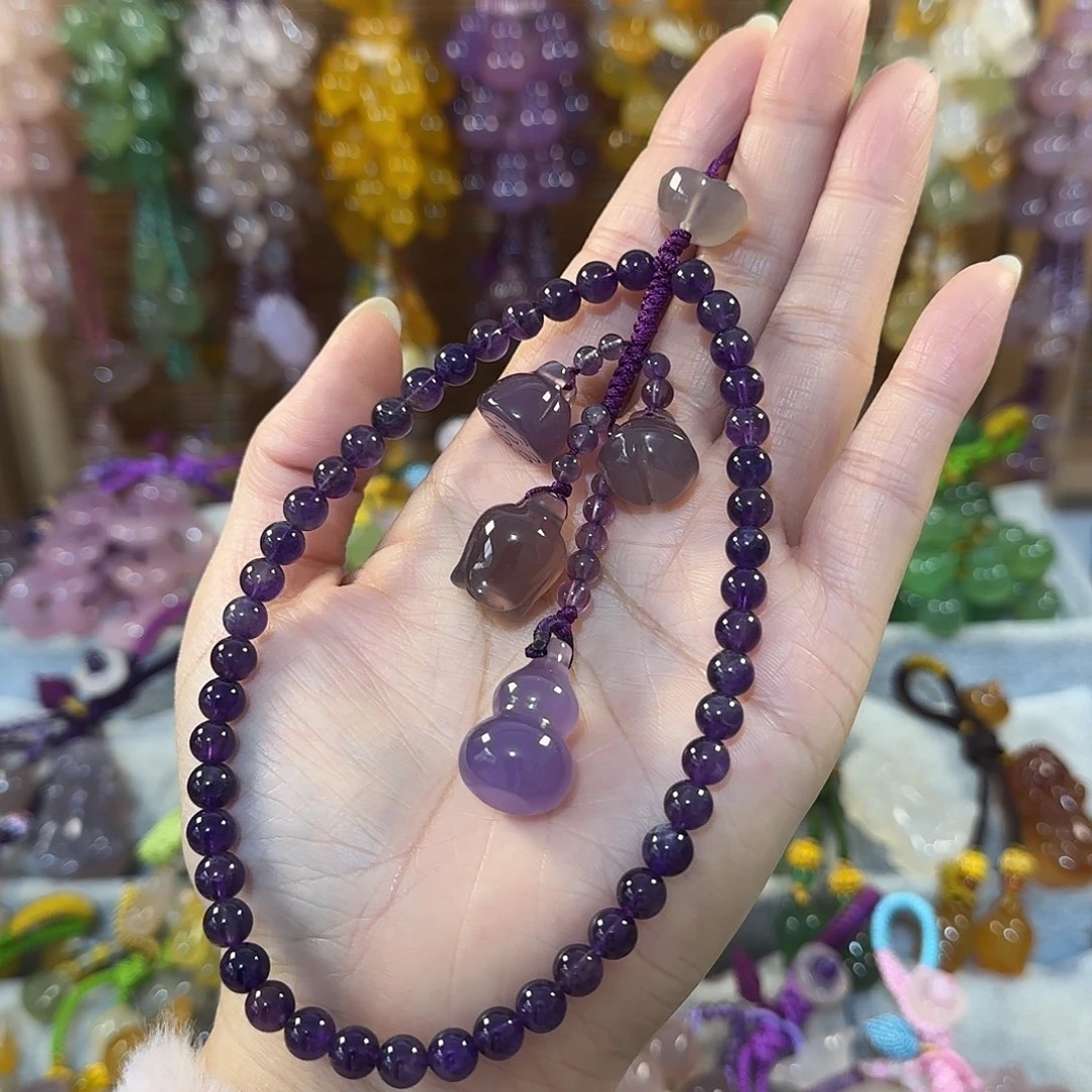 玛瑙/玉髓未镶嵌手机挂件