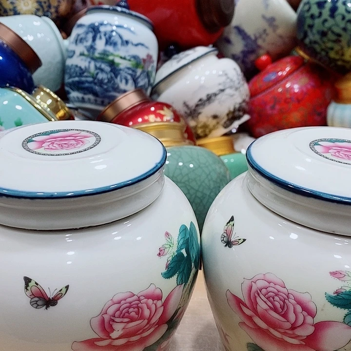 摆件陶储存罐茶叶罐