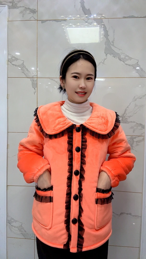 941新款设计款三层加厚保暖套装家居服外出款