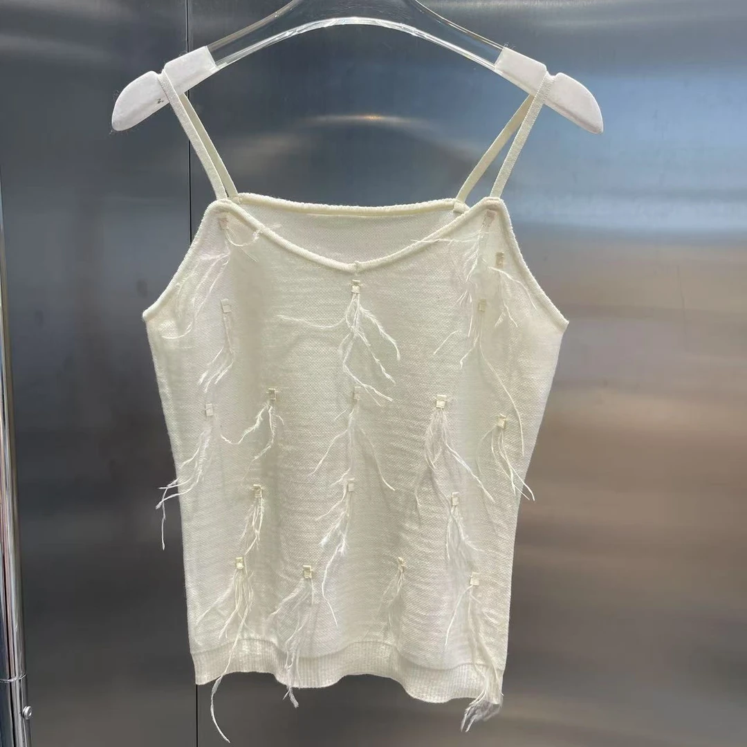 【BG原创轻奢】2025春季新款时尚百搭吊带背心