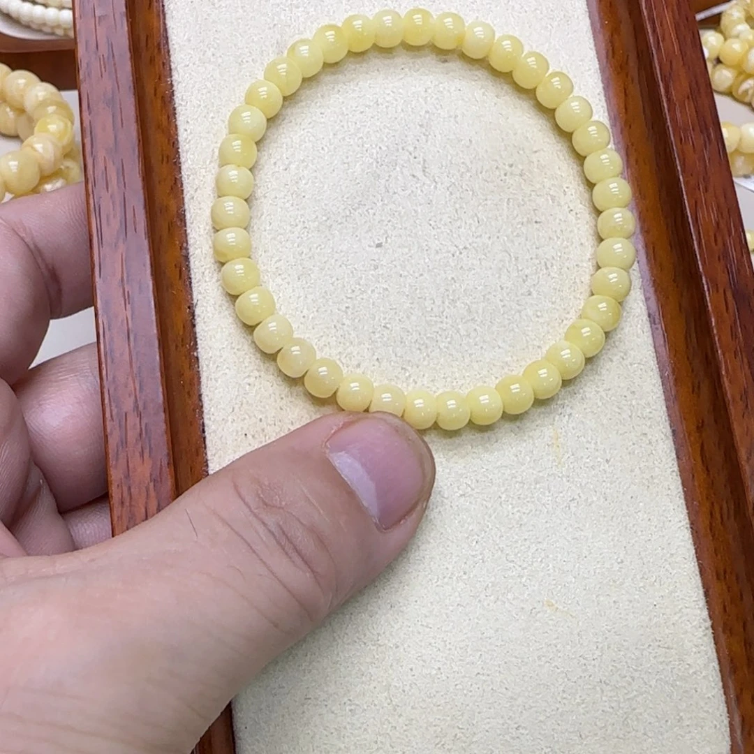 蜜蜡未镶嵌手串蜜蜡手串