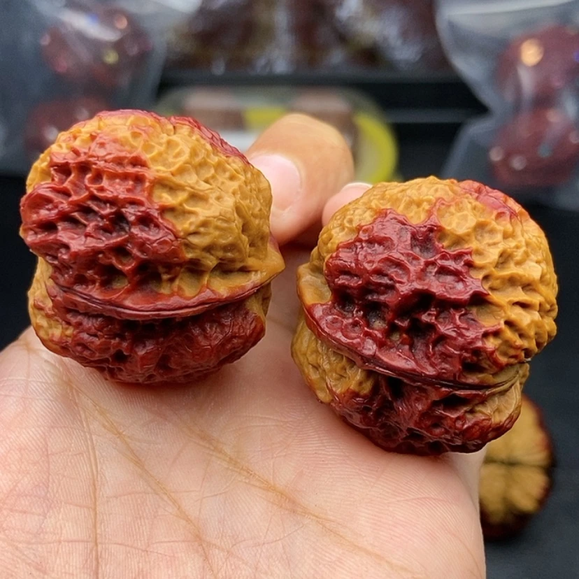 【闪购商品】把件文玩核桃38尺火麒麟金蟾