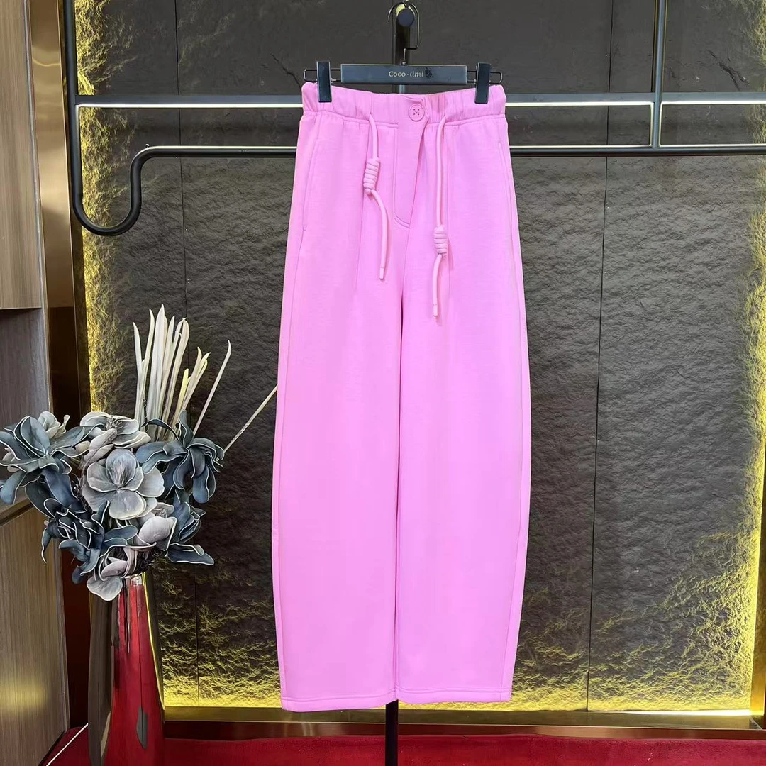 (果果专属）夏季新款时尚女裤减龄多巴胺设计感休闲裤A364