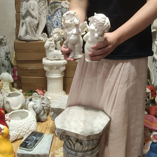 合成树脂树脂小天使一对