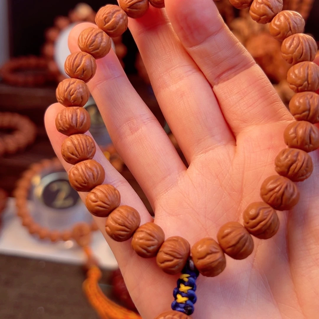 【闪购商品】桃核手串迫**！12尺寸玉龙脊