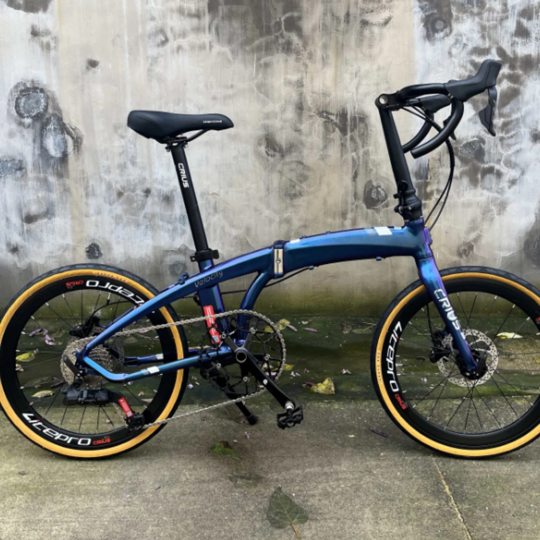 柯瑞斯V12弯把迈金电变 折叠车 油压刹车12速铝合金车架通勤代步