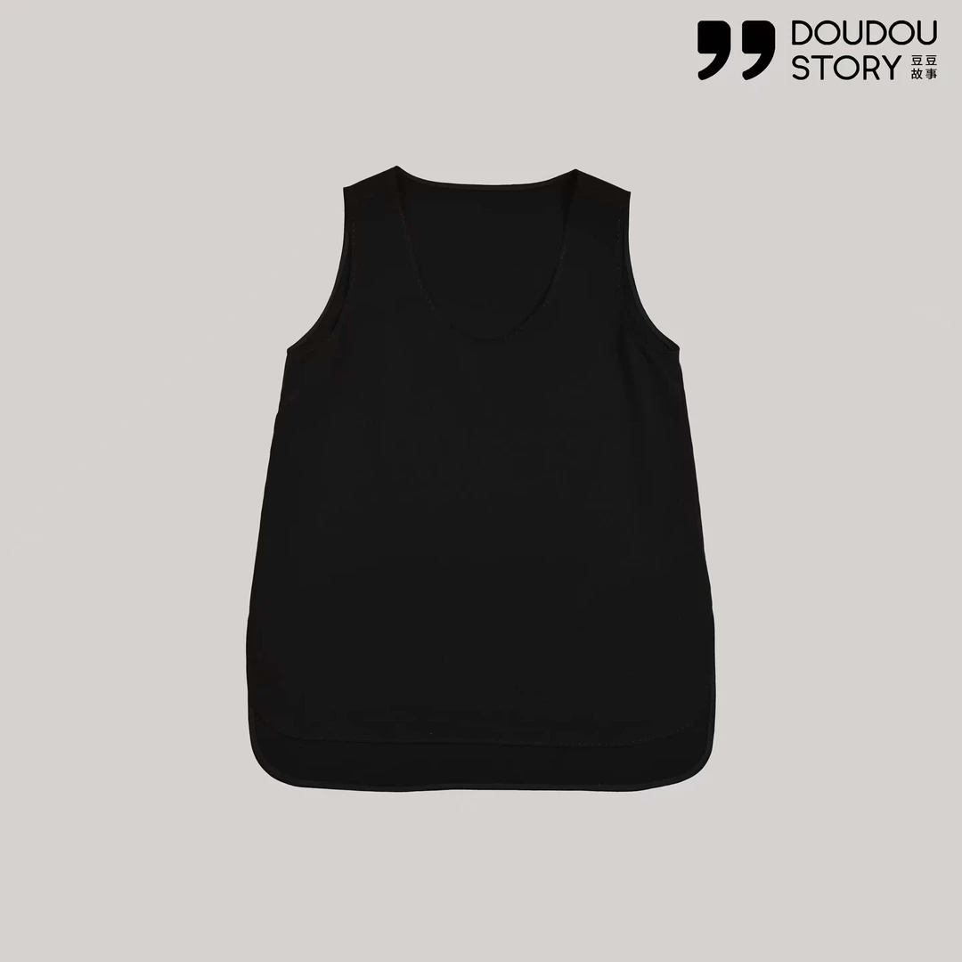 HALUNGLE/海伦格丽X8211  时尚经典百搭醋酸马甲背心