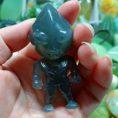 蛇纹石玉未镶嵌手把件