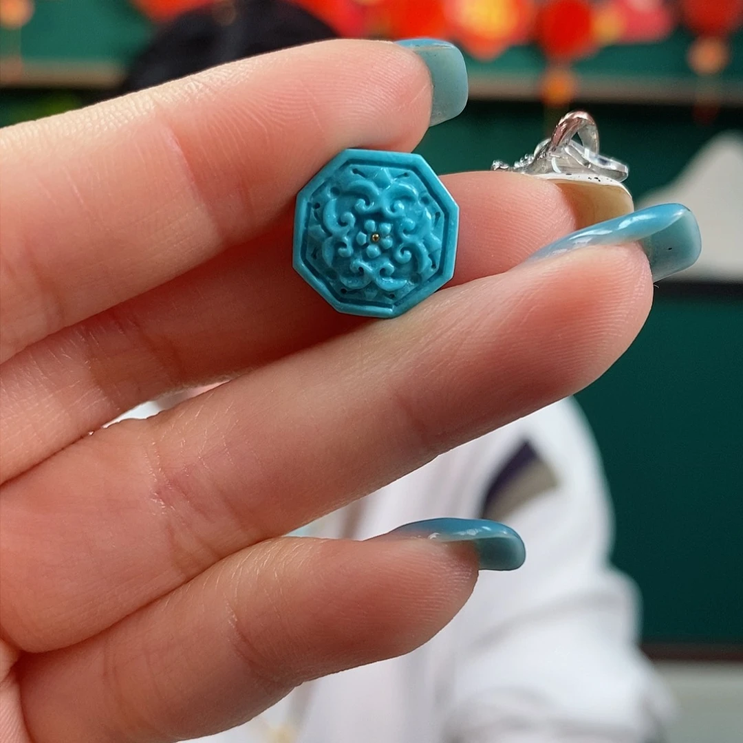 绿松石珠宝奇石未镶嵌