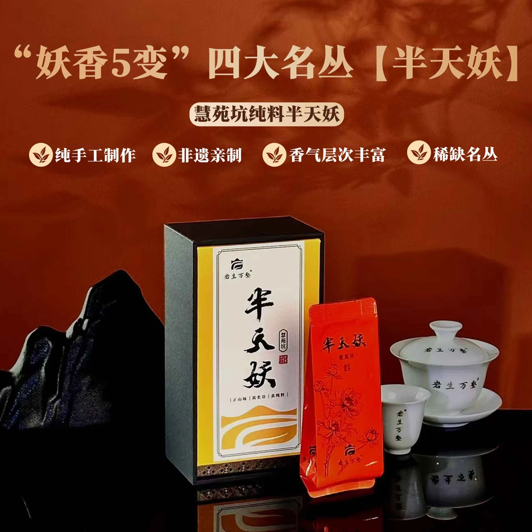 岩生万壑 [ 半天妖 ] 慧苑坑手工茶 武夷岩茶纯料四大名丛大红袍