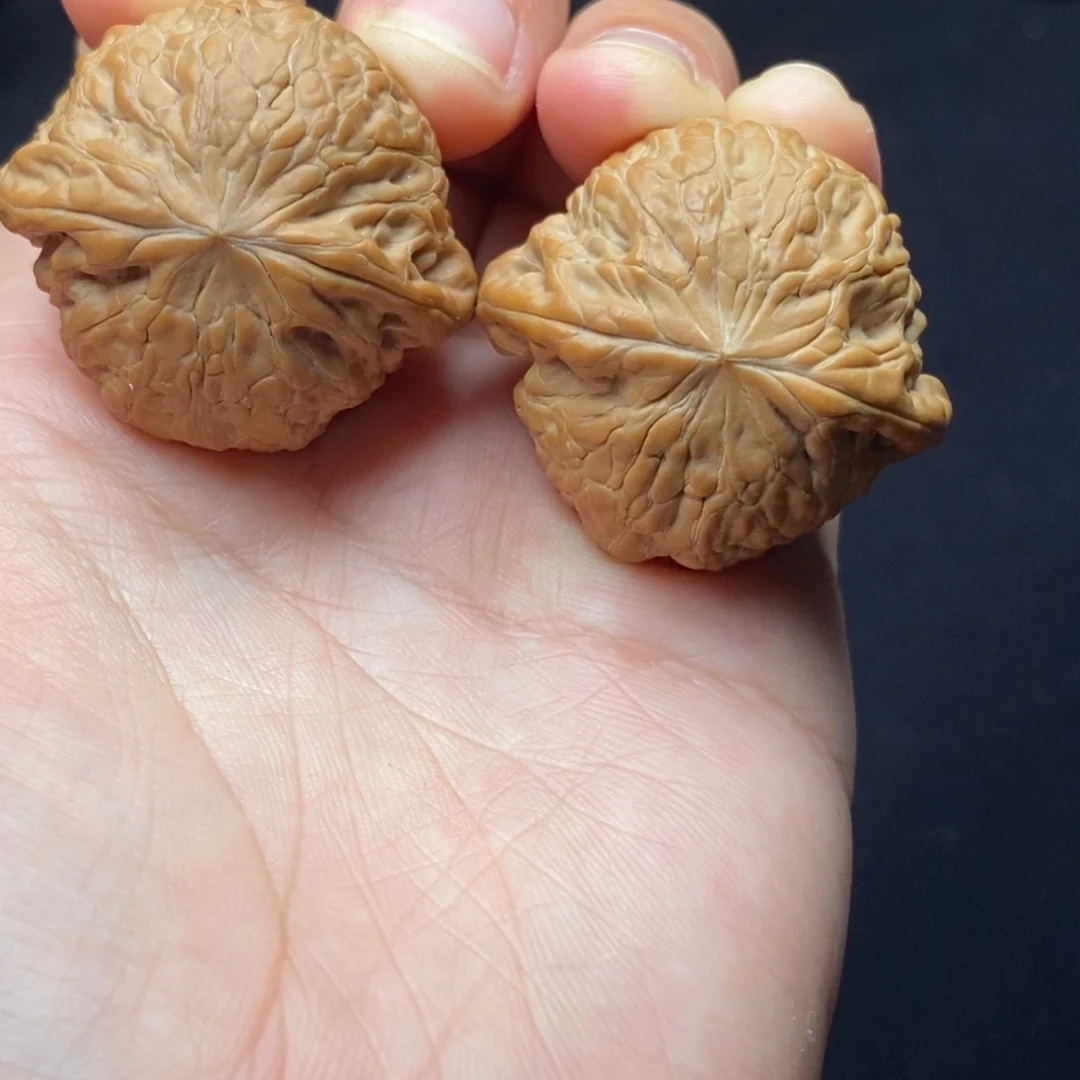 文玩核桃把件矮桩铁锤全品无修