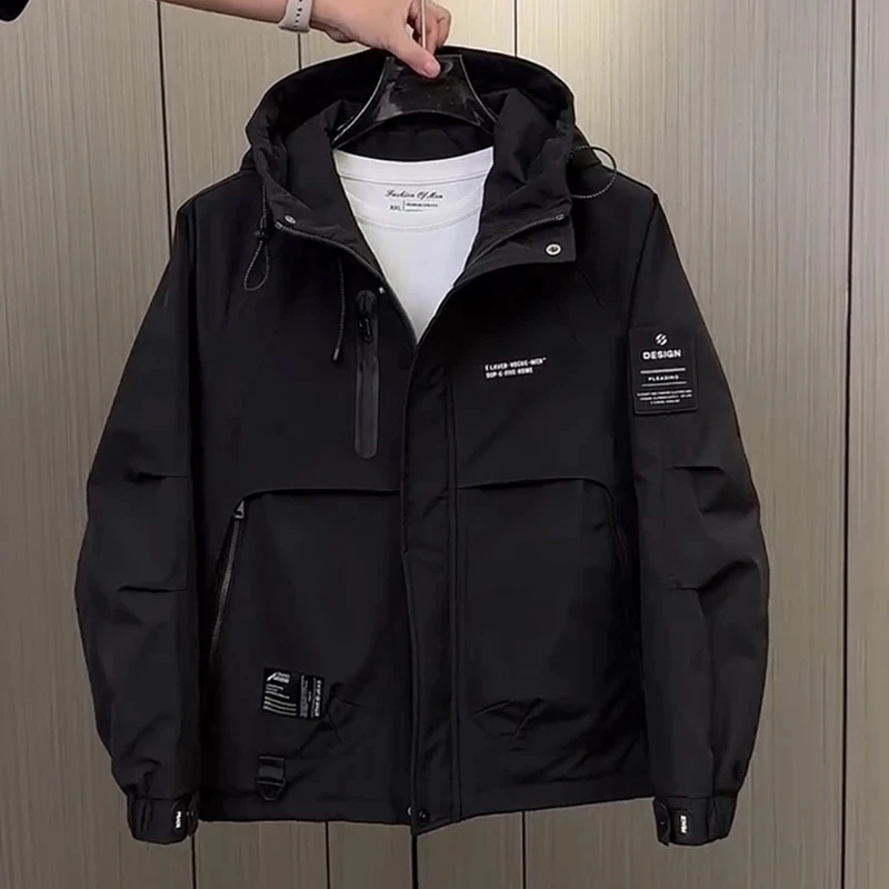 957-9329 冬季御寒保暖锁温防寒服男女百搭时尚休闲潮流断码外套