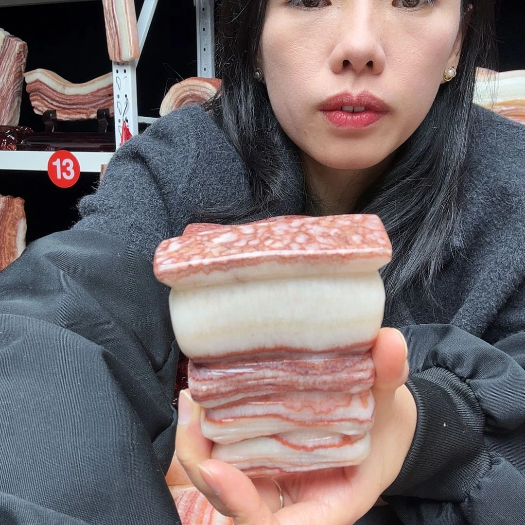 石材广西天然猪肉石头