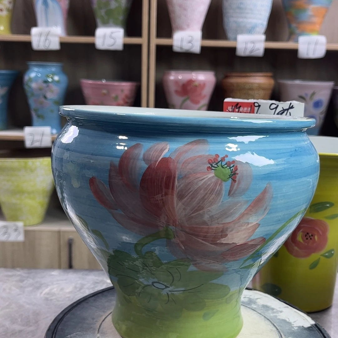 景德镇陶瓷花盆花盆