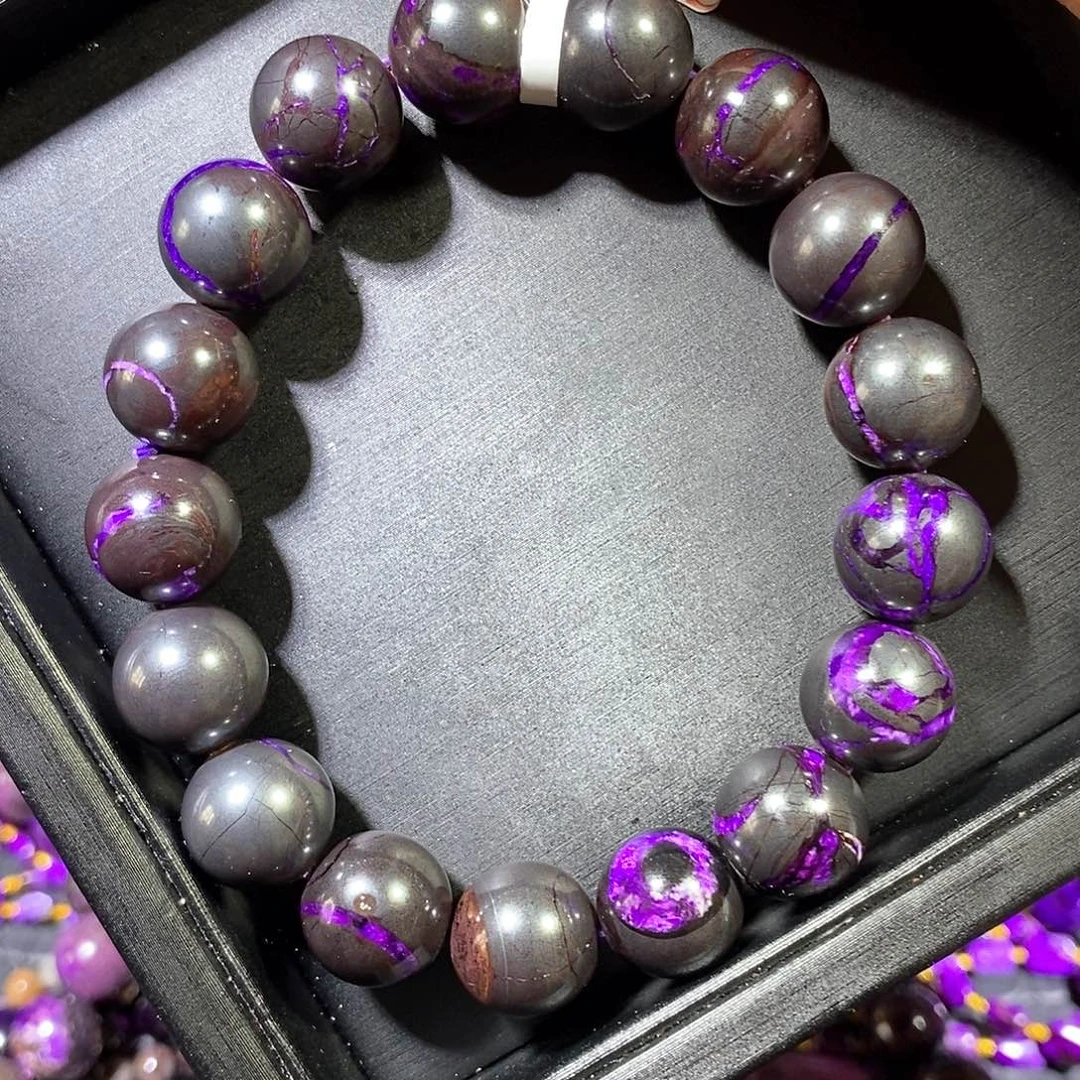 苏纪石（舒俱来）未镶嵌南非舒俱来丝绒圆珠单圈